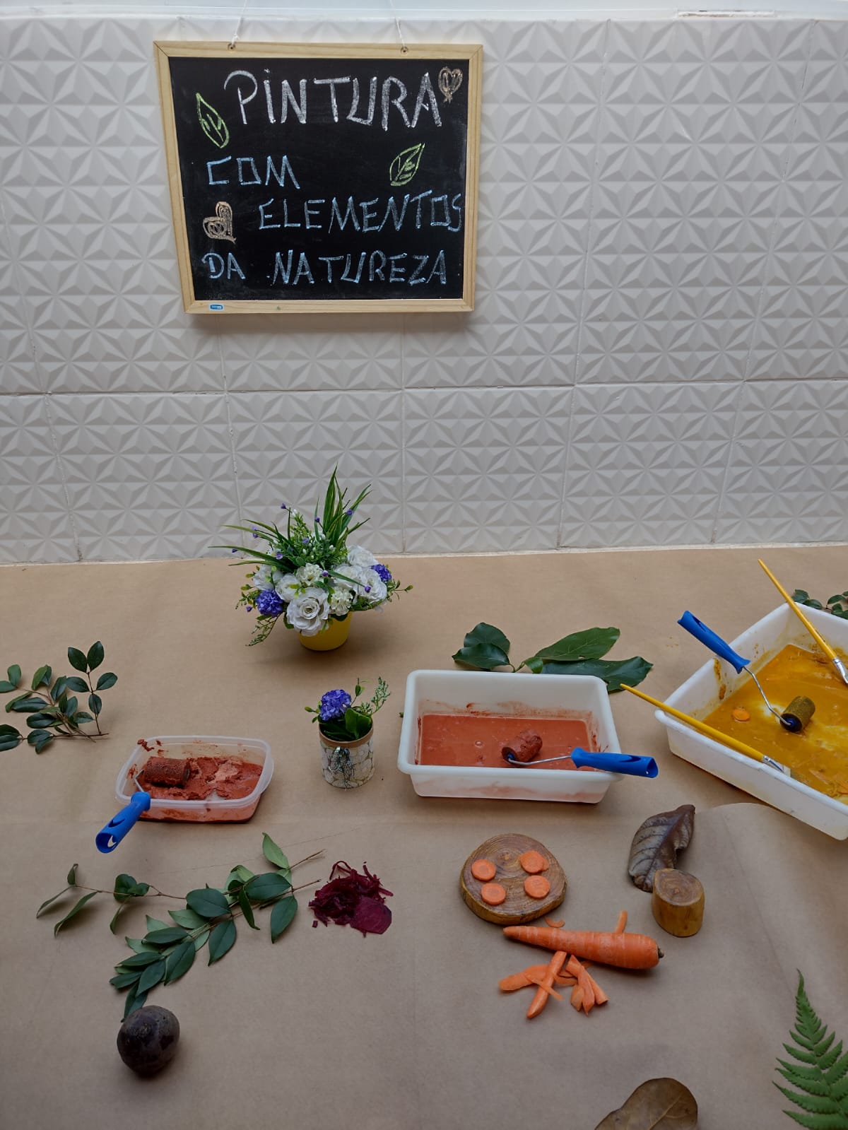PINTURA COM ELEMENTOS DA NATUREZA - CEDAP - Centro de Desenvolvimento e ...
